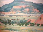 Georgia O'Keeffe Di fronte a casa d'estate 1941
